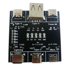 UD11A03 Data Cable Detection Board USB Cable Tester for IOS Android Type-C Short Circuit -Off Switching Test Tool