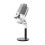 USB Gaming Condenser Microphone Computer Recording Microphone RGB Lighting Capacitor Microphone White 2