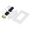 Wall Plate with HDMI USB VGA, 4K HDR MultiPort Embedded AV Socket for Home Theater 5