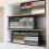 4PCS Quilt Organizer Box Foldable Portable Closet Stackable Bins Non Woven Clothes Storage Blankets Collecting Case-Gray 6