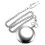 2X Pocket Watch, Metal Strap, Silver 4