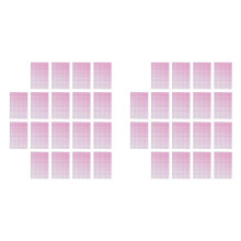 36 Sheets Self Adhesive Mirrors Mosaic Tiles Acrylic Square Mirror Tiles Disco Mirror Stickers for DIY