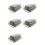 60Pack 6.5Inch Trampoline Spring Steel Replacement Kit for Extra Bounce Trampoline Accessories Silver 1