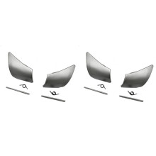 2Pair Front Adjust Lock Backrest Handle Chrome for - W204 W207 C204 A2079108506 A2079108606 A