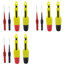 6 Pack Wire Piercing Probe Insulation Piercing Clip with Insulated Wire Piercing Probe,Inspection of Automotive Circuits