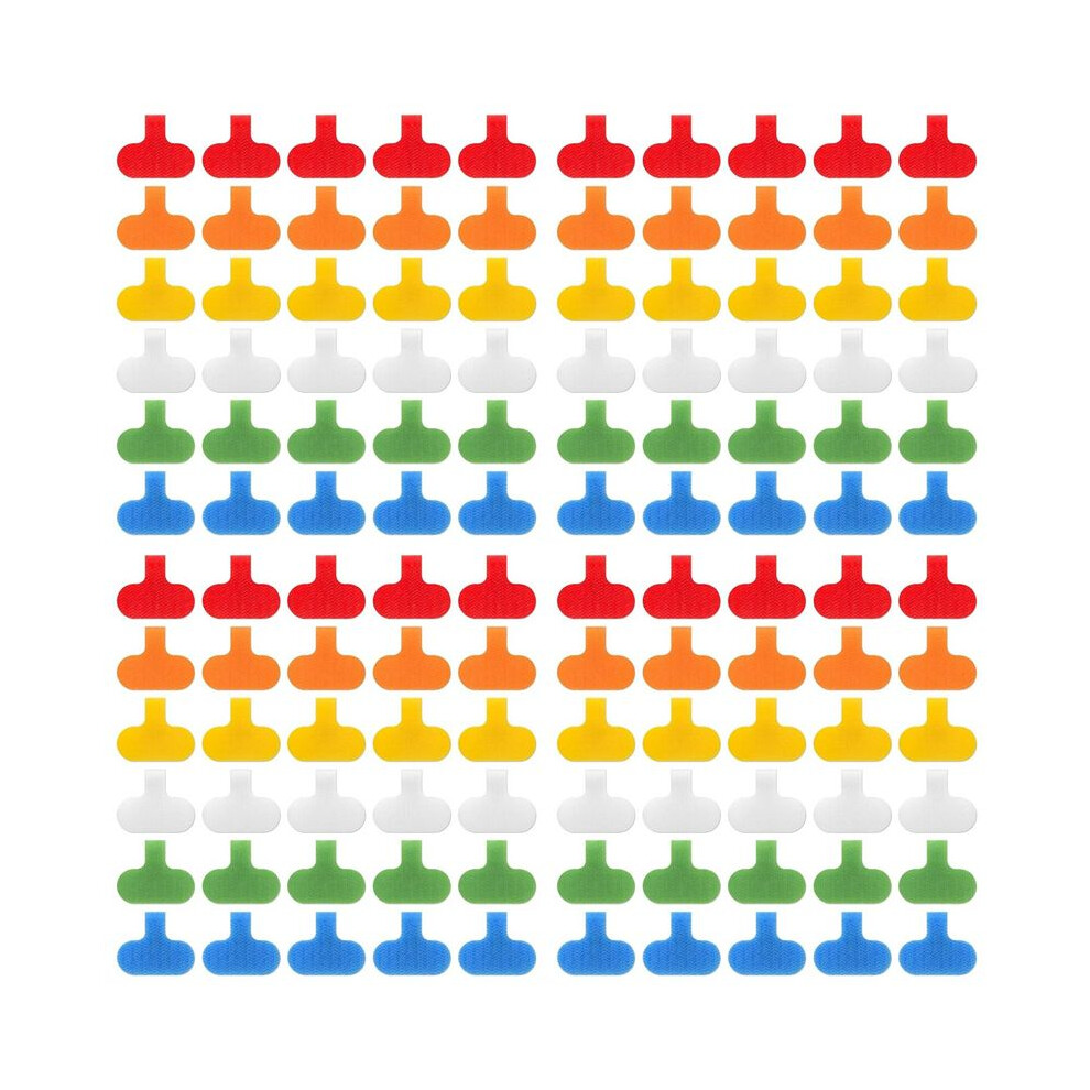 120 Pcs Cable Labels Cord Labels Multi-Color Write Wire Labels Tags For Cable Management And Identification 6032398828106