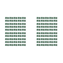 Kit de Convertisseur D'Adaptateur IC SOP8 à DIP8 200 Pièces, Carte de Prise SMD à DIP, Pas de 0,65 mm à 1,27 mm, Compatible avec pour TSSOP8/SSOP8