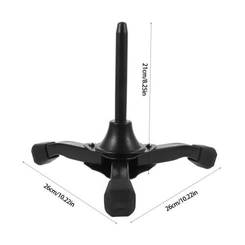 Folding Clarinet Stand with Stable Tripod Base, Height Adjustable for Flute Oboe Saxophone 2