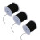 3X Roll Black Waxed Cotton Necklace Beads Cord String 1mm HOT 1