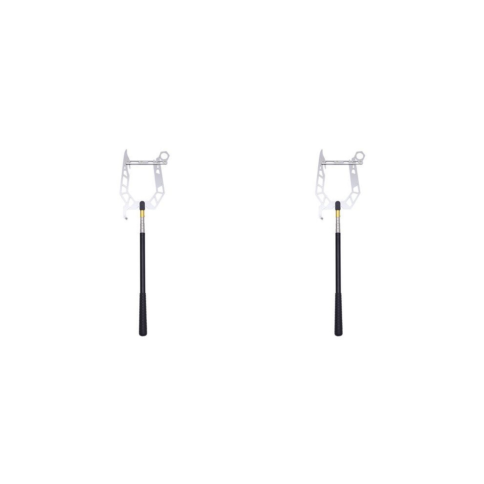 2X Dock Hook Multi-Purpose Telescoping Boat Hook Long Distance Threader Mooring Rope Cable Wire Guider Fishing Rod Tool 4711446808933