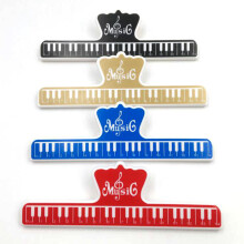 8 Pièces Séries Livre de Musique Note Papier Règle Feuille de Musique Ressort Clip Support pour Piano Guitare Violon Alto Violoncelle Performance