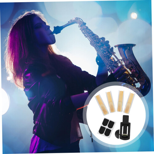 Saxophone and Clarinet Mouthpiece  Kit with Replacement Pads and Precise Cutting Tools 2