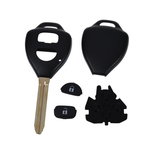 2X 2 Button Shell Key PLIP Remote Key for  Camry  Hilux Tarago Prado 1