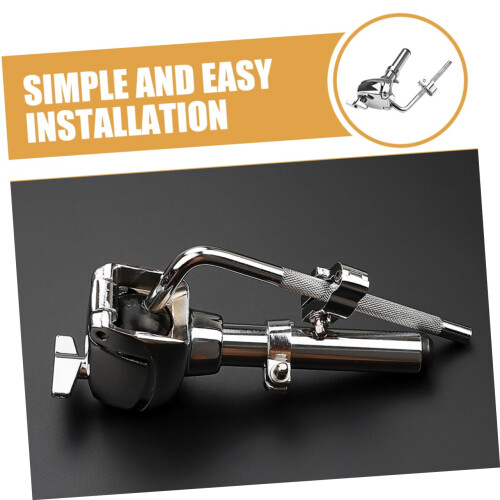 Drum Cymbal Holder with Bracket Mount, Secure Support, Easy Install for Drum Kit and Percussion 2