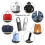 20Pcs Zipper Pull-Tab Replacement, Metal Zipper Puller Zip Slider Extender Handle Mend Fixer for Suitcases Backpacks 3