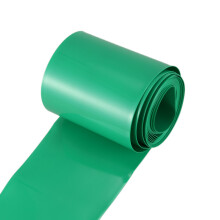 2X 2M 50mm Dark Green PVC Heat Shrink Tubing Wrap for 2 x 18650 Battery