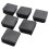 160 Pcs Plastic Square Blanking End Caps Tube Inserts 25mm x 25mm 7