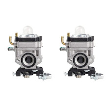 2X 11mm Carburetor Fit for TU26 32F 34F 36F 2 Stroke Strimmer Trimmer Mower Brush Cutter Scooter