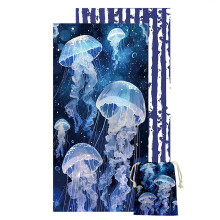 Serviette de plage en microfibre surdimensionnée,-SM07