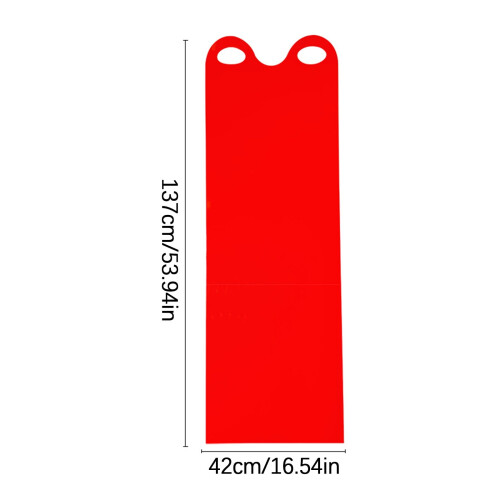 Portable Snowboard Sled 54x16.5 inch Extra Thick Lightweight 2