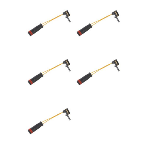 5X Bromssensor för Bil Framaxel Bromsbeläggsslitagesensor Bromssensorlinje 2115401717 för - A/B/C/E/S/GLK/-KLASS