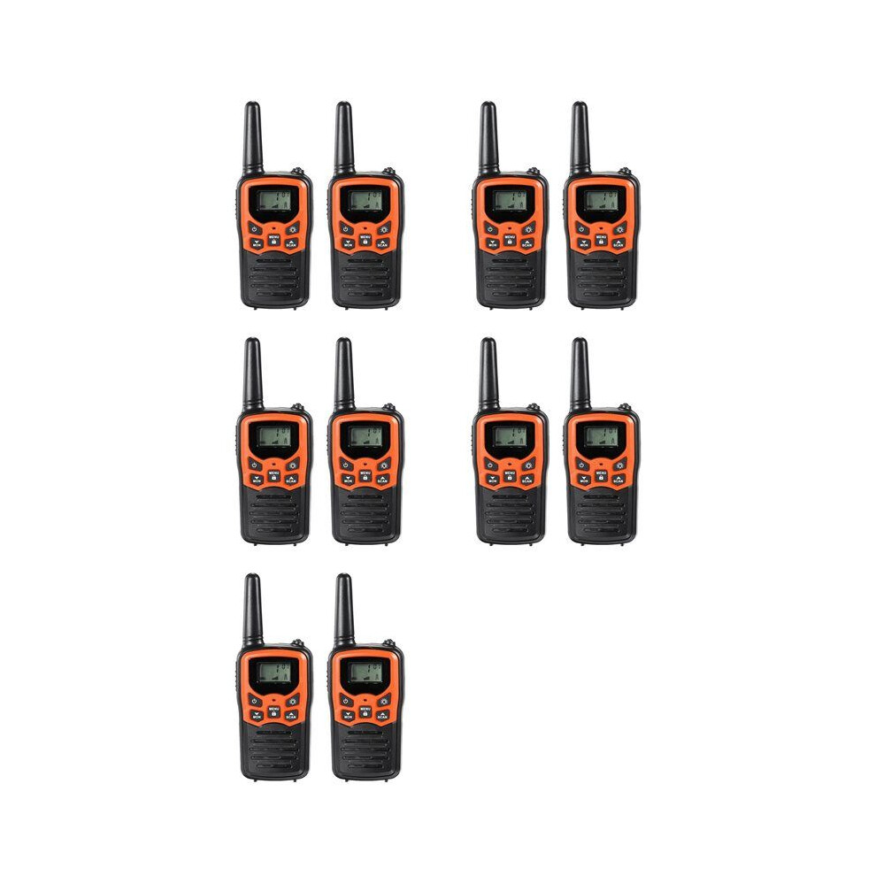 10Pcs Handheld Walkie Talkie Radio 22 Channels Set 10 Uhf 400-470 Mhz Dual Band Long Range Communication Transceiver 6032301935235