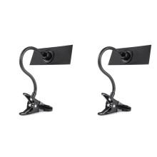 2X Espejo Convexo de Seguridad con Clip para Cubículos, Ideal para Seguridad Personal, Entornos de Oficina Abiertos y Monitores Retrovisores para