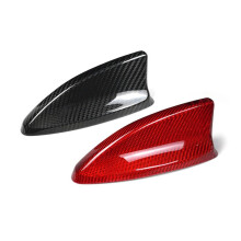 Auto Koolstofvezel Haaienvinantenneafdekking voor   11Th Sedan Hatchback en Type R 2022- (Zwart)