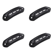 4X Accessori per Moto In Vera Fibra di Carbonio Protezione per Scarico HeatShield per  Hypermotard 950 939 821 RVE SP