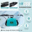 2 Gallon Battery Powered Garden Sprayer with USB Rechargeable Handle, Retractable Wand, Adjustable Strap 4