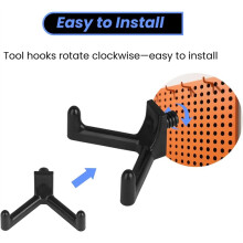 5 Pcs Tool Hooks for Suncast, Double Storage Hanger - Essential Wall Organization Accessories for Shovels, Rakes