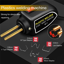Plastic Welding Machine Bumper Repair Kit Repair Welding Tool with Welding Bag 200PCS Staples EU Plug