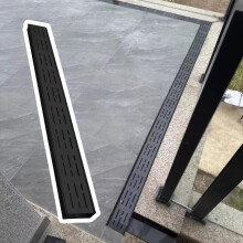 2 Inch Narrow Pool Deck Drain Channel with 50x30mm Concrete Drainage Grate for Patio Driveway