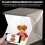 Lightbox Light Box  Photo Studio Box Photography Box Light Studio Shooting Tent Box Kit Multiple Color Backdrops 4