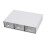 Desktop Drawer Organizer Waterproof Dustproof Plastic DIY Combination Multi Layer Stackable Drawer Storage Case Striped White 3 Drawers 2