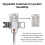 For  A1/A1  Hotend Upgraded Heating Assembly High Temperature Resistance Hotend Mounting Accessories 4