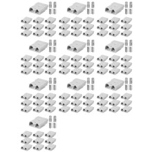 100Pcs for Anderson Style Plug Connectors Power Tool 50A 12-24V 6AWG Double Pole with Copper Contact Power Connectors