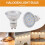 LED GU10-Range Hood Light Bulbs, LED Stove Appliance Light Bulb, Kitchen Light Replacement Halogen Light Bulb 3000K 5