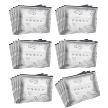 30Pcs Leakproof Aluminum Foil Bags for Freezing Includes 3 Pens