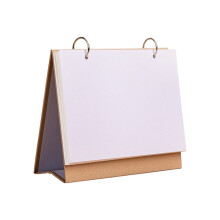 2Pcs Blank Paper Calendar with 13 Pages- white cardboard