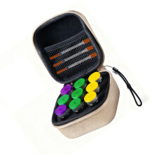 Insulated Cooling Vial Travel Case 9 Slot Holder for-champagne