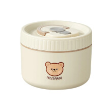 Bentos-Box aus rostfreiem Stahl für-Gebrochenes Weiß 1 600 ml