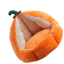 Pet Houses in Pumpkins Bed for Cats Soft and Warm Washable Cover