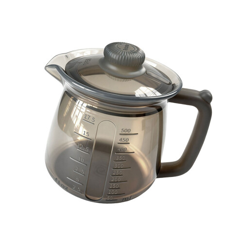 Cafetière Portable en Silicone transparent, incassable,-Gris