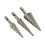 Highly Alloy Steel Step Drill Bit Set with Hex Shank for 1