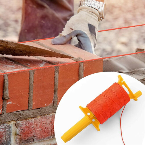 Mason  with Handle, Twisted 540 FT 18 Reloadable  Reel, Braided Nylon String for Gardening or Masonry Tools 2