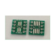 200PCS SOP8 to DIP8 IC Adapter Converter Kit, SMD to DIP Socket Board, 0.65mm 1.27mm Pitch, Compatible with TSSOP8/SSOP8