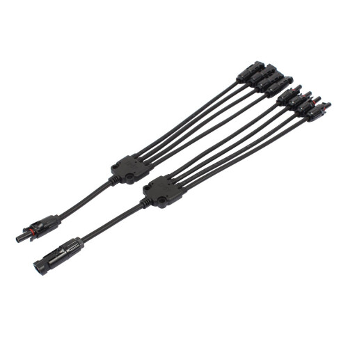 MC4 Y Branch Connector 30A Pair for Quick Parallel Solar Panel Connections MMMMF FFFFM Set