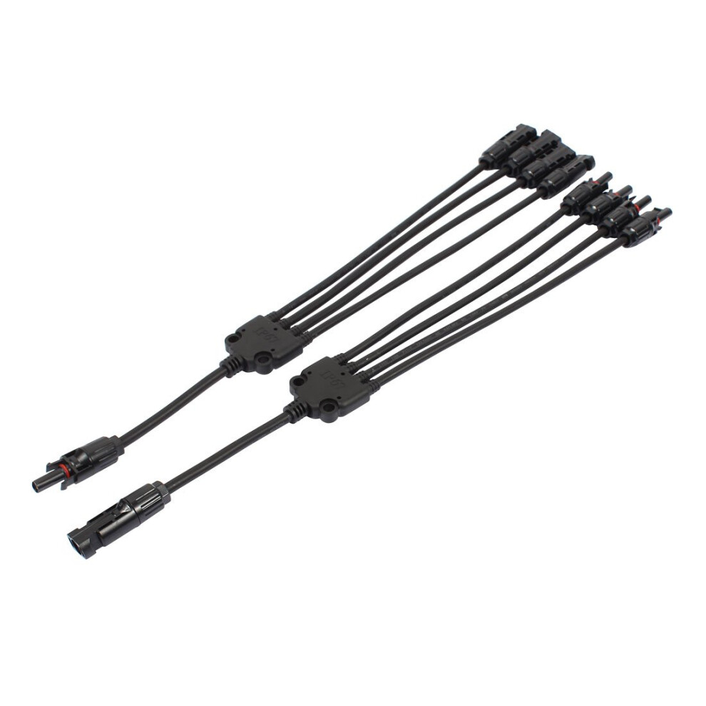 Mc4 Y Branch Connector 30A Pair For Quick Parallel Solar Panel Connections Mmmmf Ffffm Set 9092120045734