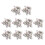 200 Pcs Keychain Key Ring Hang Tooth Shape Cute Dental Gift 1